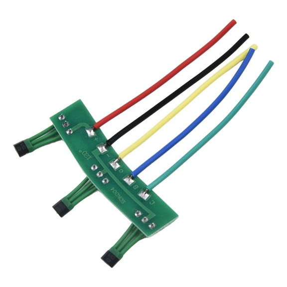 Cogfs electric bike Ebike Electric Scooter Hall Sensor 120° 43F PCB Cable for 2wheel - Bicycle Accessories