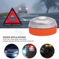 thumbnail image 2 of Emergency Light – Magnetic Base LED Warning | 360° Visibility, Rechargeable Battery, Flashing, Weather-Resistant | V16 Series | Yellow on White, 2 of 3