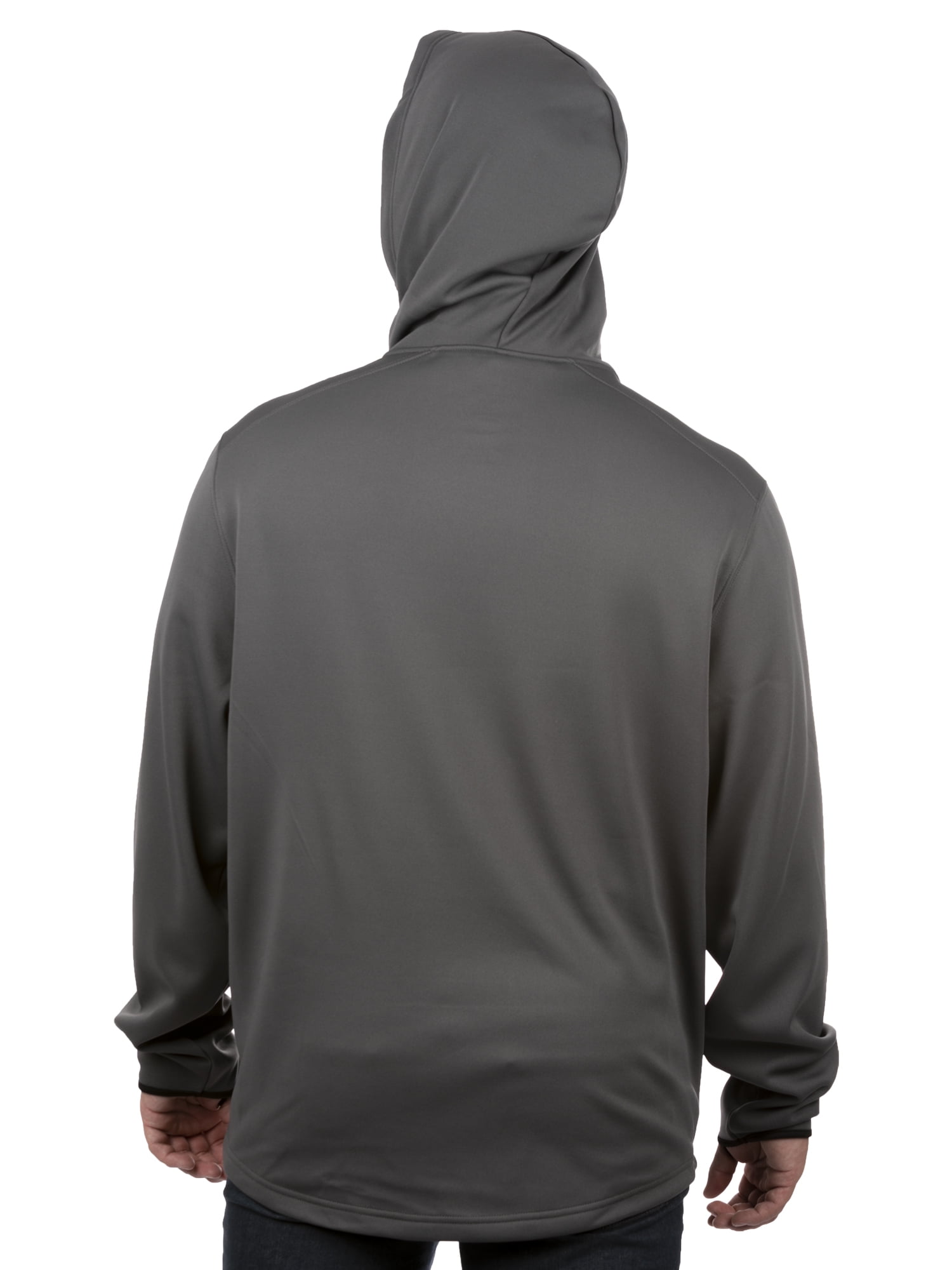 Realtree Arrowood Charcoal Men Performance Pullover Hoodie with Neck Gaiter XL