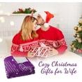 thumbnail image 2 of Christmas Anniversary Romantic Gifts for Wife Women 2024, Wife Ideas, Gifts for Wife Christmas Unique from Husband, Wife Gifts from Husband, The Perfect to My Wife Blanket 60" x 50", 2 of 5