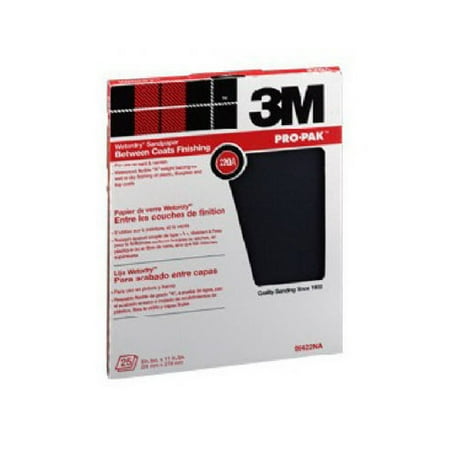 

3M COMPANY 88602 25CT 9x11 120Grit Paper