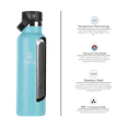 thumbnail image 2 of MIYAMOTO Water Bottle Stainless Steel Flask 21oz Bottle- Reef, 2 of 3