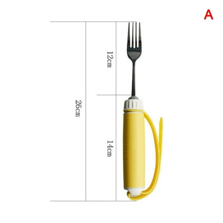 

Karcher Hemiplegia Elderly Disabled Tableware Eat Food Fork Anti-shake Anti-splash Tool New