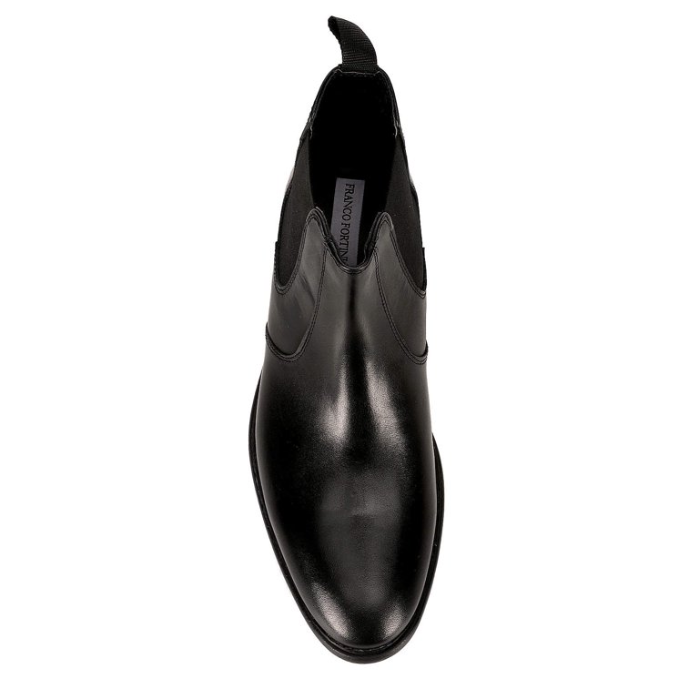 Franco Fortini Mens Trevor Chelsea Leather Ankle Boot Shoes  display picture 1