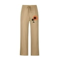 thumbnail image 4 of Pantalones largos para hombre, moda, estampados, casuales, cintura elástica con bolsillo, pantalones deportivos, pantalones de poliéster para hombre., 4 of 4