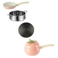 thumbnail image 3 of Olla para cocinar fideos para bebés pequeños de 16 cm con forma de frutas lindas, fácil de limpiar y adecuada conjunto rosa, 3 of 9
