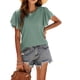 thumbnail image 3 of Camiseta de Mujer Minnieouse Verde XXL con Volantes, 3 of 6