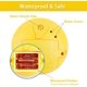 thumbnail image 3 of Juguetes de baño, 2 x juguetes de baño acuáticos para bebés con juguetes ligeros para niños pequeños en amarillo y rosa (par) oso de fresa Electrónica, 3 of 3