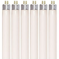 KOR T5 Fluorescent 6W 6500K Daylight Light Bulb, (6 Pack)