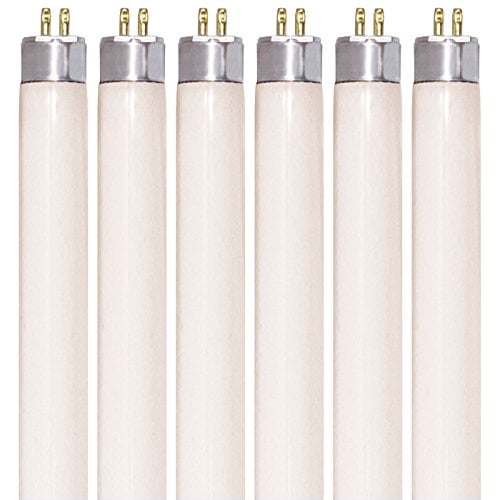 KOR T5 Fluorescent 6W 6500K Daylight Light Bulb, (6 Pack)