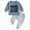A147-Blue, variant on Toddler Baby Boy Outfits Long Sleeve Letter Print Sweatshirt Pants School Casual Fashion Design Toddler Infant Boys Winter Clothes Set 3 6 12 18 Months 2T 3T,Blue,3-6 Months