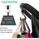 thumbnail image 2 of Stroller Hooks 4 Pack Stroller Hanger Bags Hook For Strollers Universal Stroller Clip Accessory (plastic-4pcs), 2 of 4