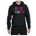 thumbnail image 2 of Fight Cancer Ribbon Unisex Graphic Hoodie Sweatshirt, Black, Small, 2 of 3
