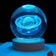 thumbnail image 5 of Valentines Day Gift Galaxy Crystal Ball Lamp 3D Planet Moon Lamp USB LED Night Light,E, 5 of 5
