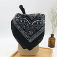 Bandana Kerchief Unisex Hip Hop Black Hair Band Neck Scarf Sports