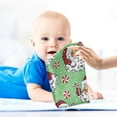 thumbnail image 5 of SKYSONIC Santa Claus with Candy Cane Baby Muslin Washcloths Face Towel, Christmas Burp Cloths Cotton Wipes 5 PCS Infant Wash Cloth for Newborn Boys Girls 12"x12", 5 of 7