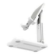 thumbnail image 2 of 360 Rotating Tablet Desk Stand Flexible Cellphone Holder Mount for iPhone / iPad / Samsung Tablet / Smartphone, White, 2 of 2
