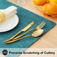 thumbnail image 4 of decorUhome Placemats Set of 6 - Cotton Linen Blend Washable Heat Resistant Dining Table Mats, Teal, 13" x 19", 4 of 8