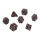 thumbnail image 5 of Dados De Poliedro, Juego De Dados Huecos De Metal Tallado Calado De Cobre, Más Grueso Y Duradero Para La Enseñanza De Matemáticas ANGGREK Metal Dice, 5 of 8