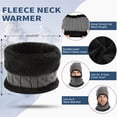 thumbnail image 3 of FZ FANTASTIC ZONE Men Women Winter Beanie Hat Scarf Set Warm Knit Hat Thick Fleece Lined Winter Cap Neck Warmer,Grey, 3 of 7