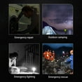 thumbnail image 5 of RKSTN Portable Lamp, Portable Work Lamp, Solar Energy, USB, Emergency Charging, Outdoor Rain Proof Camping Strong Light - Summer Savings Clearance on Clearance, 5 of 5