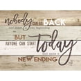 thumbnail image 3 of Gango Home Decor Contemporary Let's Stay Home & New Ending; Two 16x12in Fine Art Paper Giclee Prints, 3 of 5
