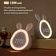 thumbnail image 5 of Matsuzay Reloj despertador para niños, relojes digitales electrónicos para niños con luz nocturna, música, cabecera, despertador, Decoración del hogar Rosa, 5 of 6