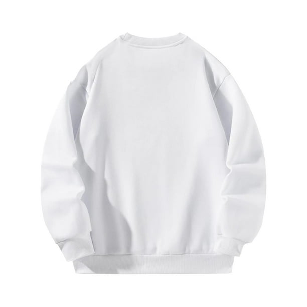 White crew neck sweatshirt cheap womens
