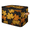 Multicolor 4, variant on ADECORIVY Fall Autumn Pumpkin Storage Bin with Zipper Lid, Fabric Storage Baskets Boxes with Handles, Decorative Clothes Organizer Containers for Shelves, Wardrobe, Closet