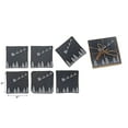 thumbnail image 2 of 6 Pc Square Printed Coaster Santa Reindeer, 2 of 3