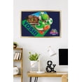 thumbnail image 2 of Nintendo The Super Mario Galaxy Movie (2026) - Yoshi Street Wall Poster, 22.375" x 34" Framed, 2 of 5