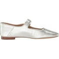 thumbnail image 2 of Sam Edelman Womens Michaela Mary Jane Flat, Soft Silver, 8.5 US, 2 of 3