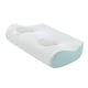 thumbnail image 2 of Almohada cervical de espuma viscoelástica con orificios para las orejas, ergonómica, cómoda para dormir de lado. Azul claro, 2 of 8