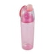 thumbnail image 3 of Botella de agua portátil Nikou plástico transparente cabezal rociador antifugas 600 ml rosa, 3 of 15