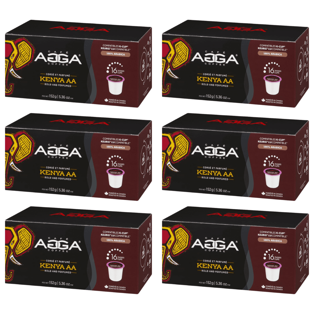 CAFÉ AGGA - Kenya AA 96 K-Cup® Pods | Keurig®