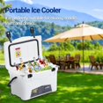 thumbnail image 6 of 20 Quart Portable Ice Cooler, Leak-Proof, Air Tight, Fishing Drybox Cooler with Portable Cup Holder, Fish Ruler, Bottle Openers, Camping Cooler for Beach Boat Fishing Picnic Travel, 6 of 7