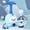 Sky Blue, variant on Balloon Powered Car Toy Set - Air Power Racer Vehicle Science Learning Toy with Pump and Animal Pig Design 2 Car and 6 Balloons