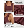 thumbnail image 4 of MOYIKO Tank Tops for Women Round Neck Trendy Sleeveless Tops Dressy Casual Flowy Summer Shirts Loose Fit, 4 of 7