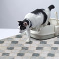 thumbnail image 1 of SussexHome Pets Ultra-Thin Cat and Dog Litter Mat for Litter Box - Washable Soft Natural Cotton Cat and Dog Litter Trapping Mat - Paws-Kind Slip Resistant Litter Catching Mat, 1 of 7