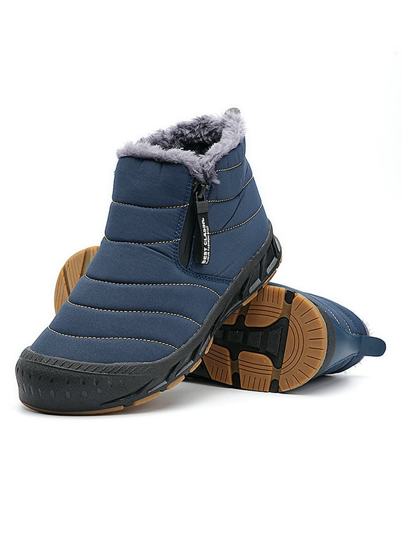 Daeful Mens Snow Boots Outdoor Winter Boot Casual Warm Shoes  display picture 1