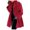 Red, variant on Duqingm Womens Coats Womens Notched Lapel Collar Double Breasted Pea Coat Winter Wool Blend Over Coats Long Jackets Sky Blue,2XL