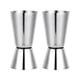 thumbnail image 1 of 2 tazas medidoras de acero inoxidable de doble cabezal, dispositivo de medición para cócteles y vinos, taza medidora en capas para restaurantes y bares, 1 of 6