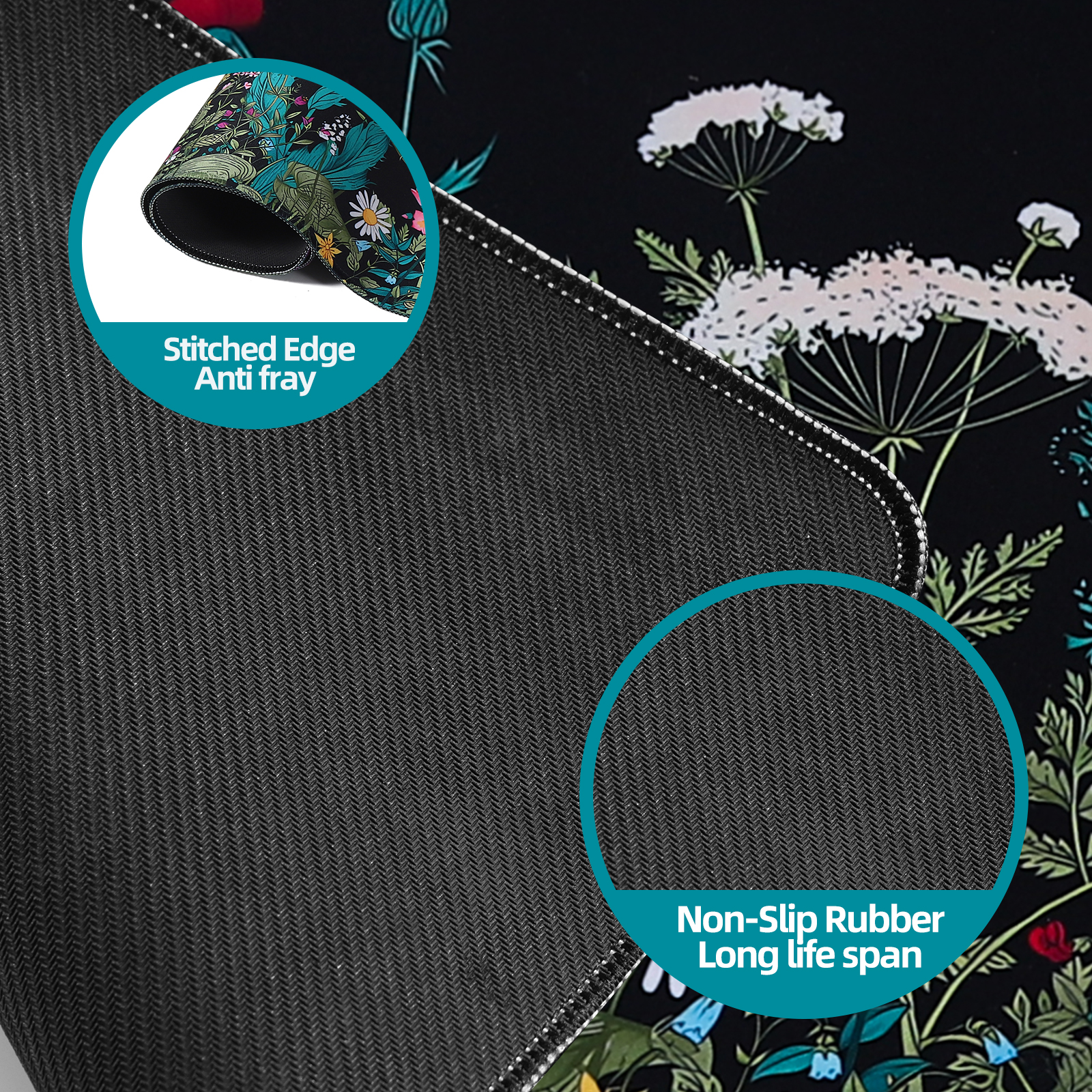 LYZHBFJ Extended Gaming Mouse Pad, 31.5" x 11.8" photo 3