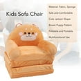 thumbnail image 3 of Foldable Portable Kids Sofa Chair With Cute Cartoon Design, Sponge Material For Reading, Watching TV, Relaxing, Durable And Wear, 3 of 8