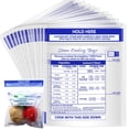 thumbnail image 1 of Bolsa de almacenamiento de alimentos Sel Natural Zipper Steam, 18 x 20 cm, 100 unidades, 1 of 7
