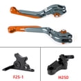 thumbnail image 1 of Levier de Frein et d'Embrayage Extensible Réglable pour Honda CBR500R CB500F/X 19-21 Orange, 1 of 10