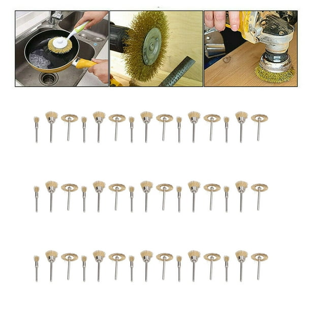 Brass wire sale brush on aluminum