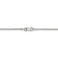 thumbnail image 3 of Primal Silver Sterling Silver 1.5mm Diamond-cut Round Spiga Chain Bracelet, 3 of 6