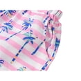 thumbnail image 4 of CCRFTGI Swim Trunks for Child Boys Beach Hawaiian Boy Swim Trunks Vacation Funny Coconut Tree Boys Summer Clothes with Bucket Hat Pink 12-13 Years, 4 of 6