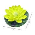 Qxpztk Solar Lotus Pond Lights, Floating Color Changing Lotus Flower